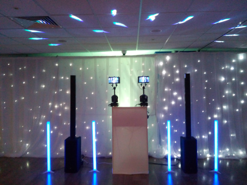 Picture of Big Bop Productions Music, Sound and Lighting set up